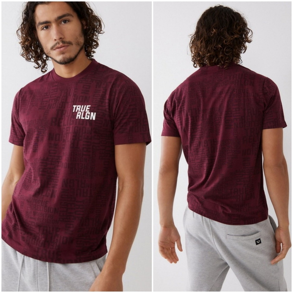 TRUE RELIGION ALLOVER PRINT TEE